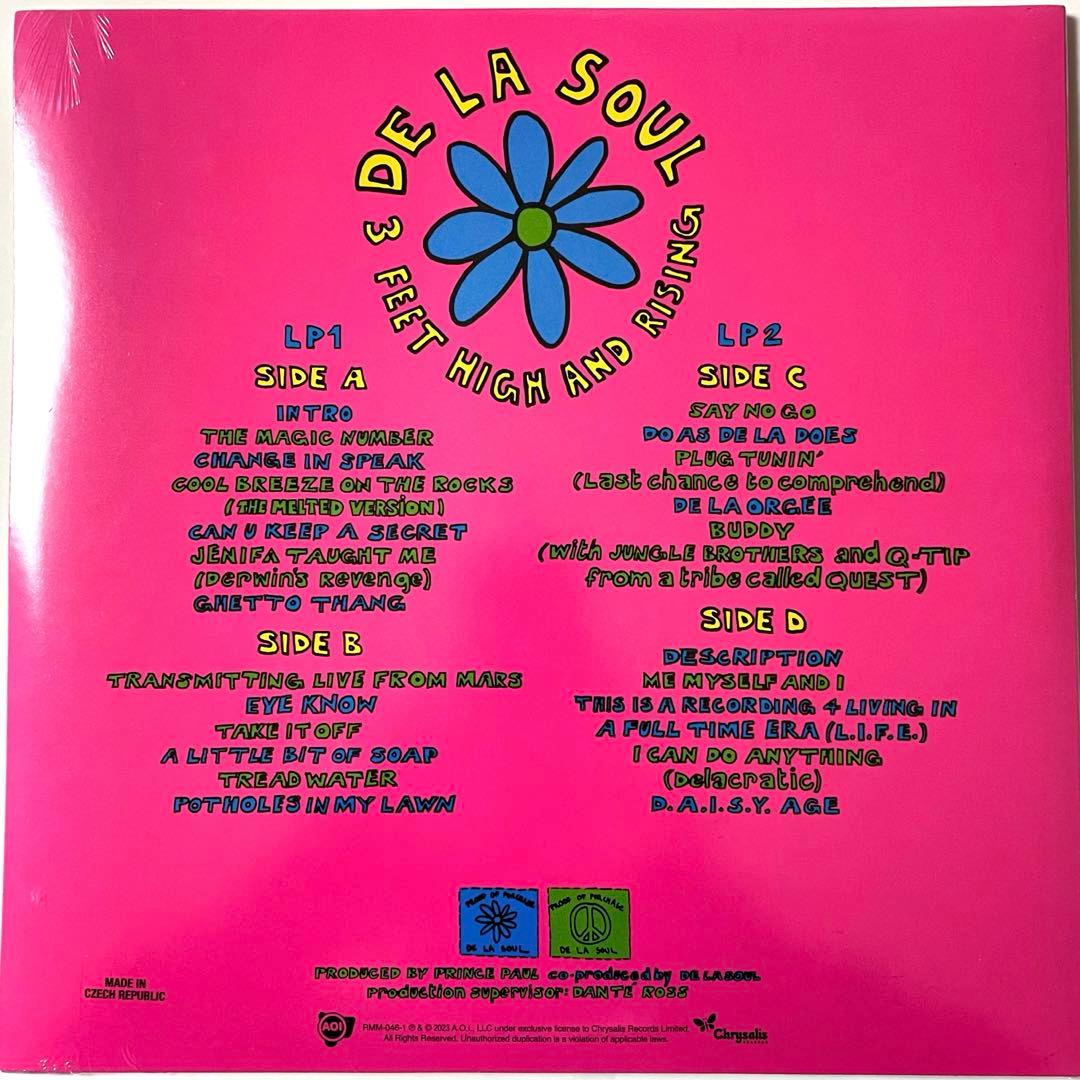 新品 De La Soul/3 Feet High And Rising 2LP