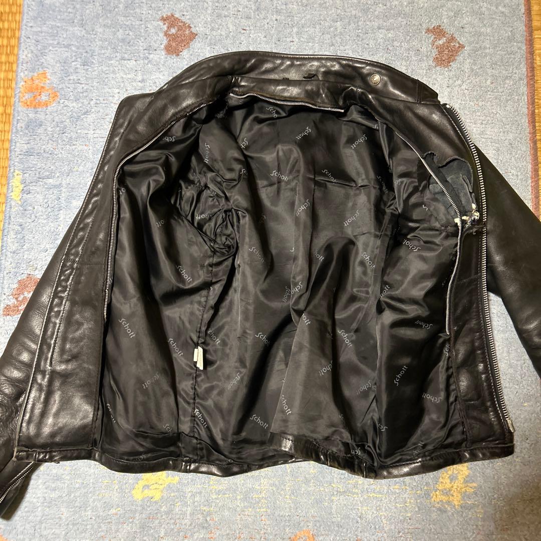 【一部ダメージあり）schott ショット641 ボアライナー付 38