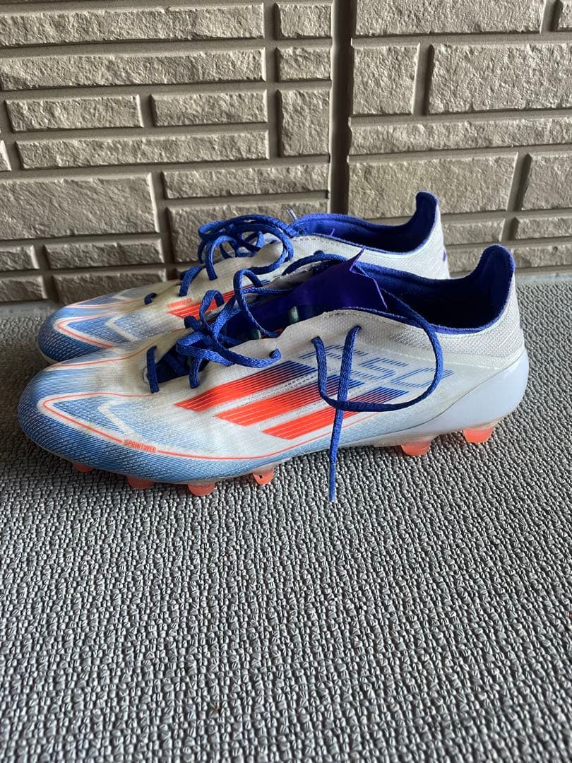 adidas F50 elite HG/AGホワイト/レッド/ブルー