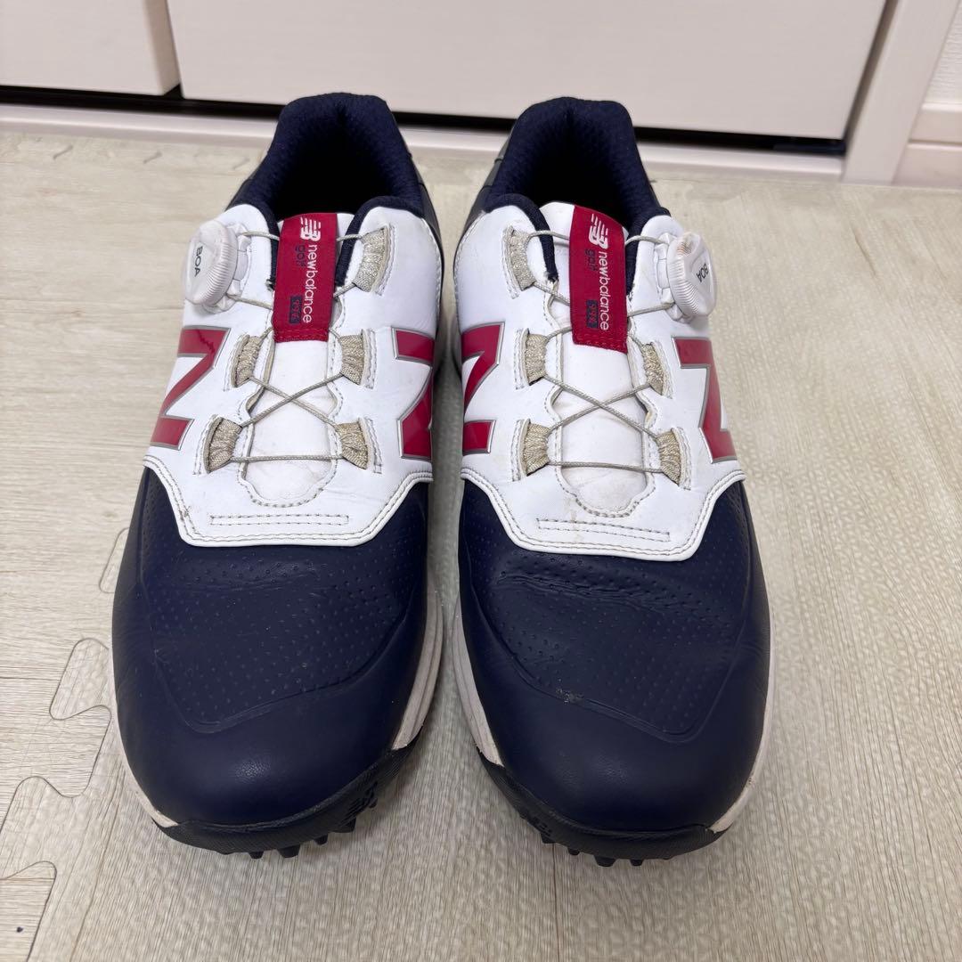 New Balance ゴルフシューズ ネイビー/ホワイト/レッド　27cm