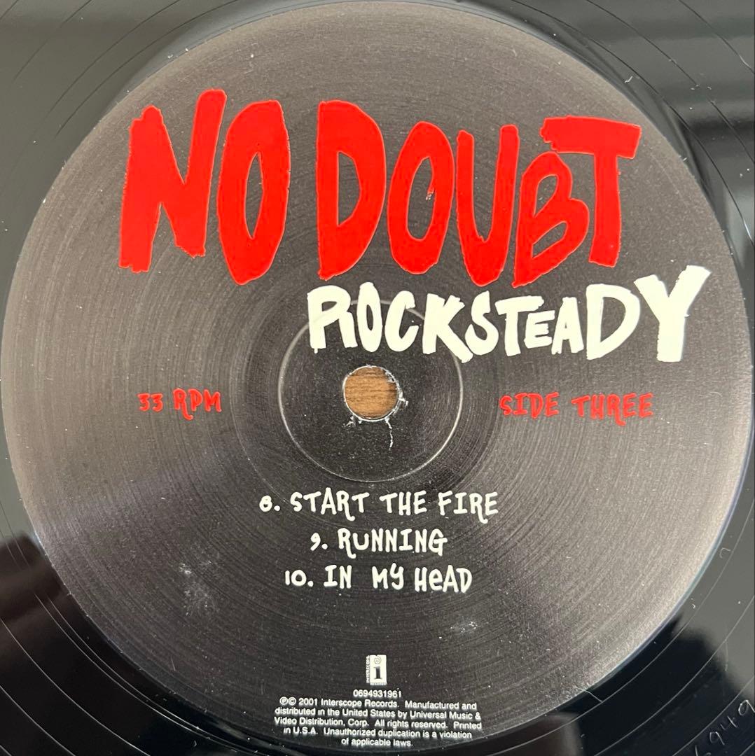 【2LP/US盤】NO DOUBT / ROCK STEADY