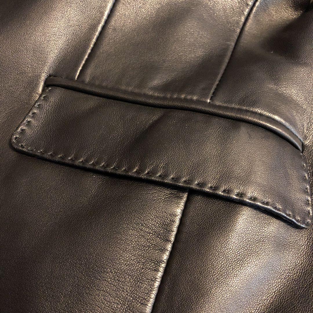 美品☆Burberry ブラックレーベル 羊革ジャケット☆☆