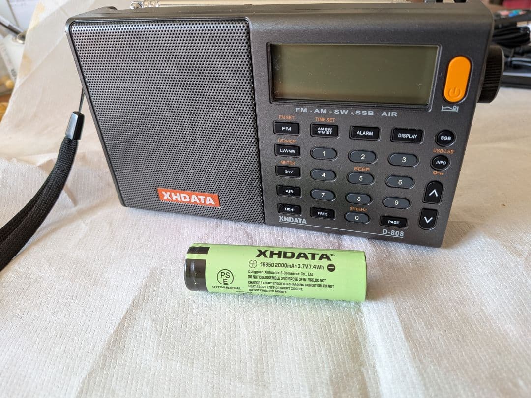 XHDATA D-808 AM FM SSB エアーバンド ラジオ type-C