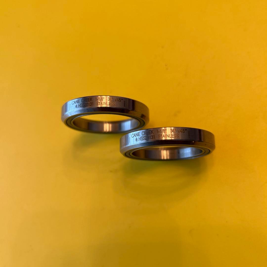 CANE CREEK メープルウッドを、くり抜いて作ったヘッドセット1-1/8