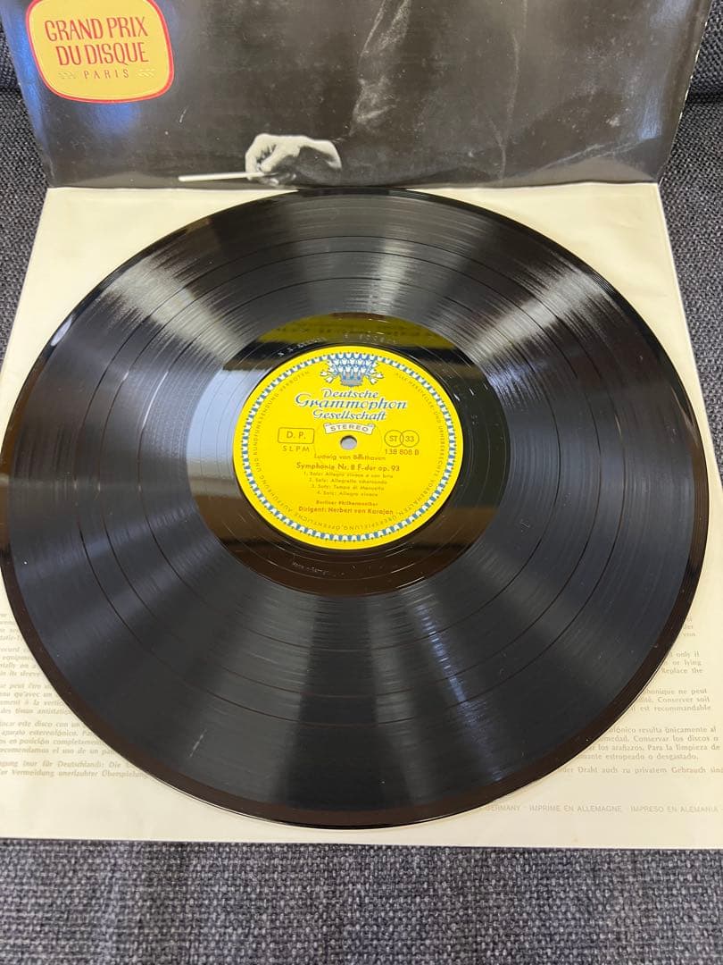 1960年代オリジナル廃盤 DG 138808 カラヤン ベートーヴェン8&9