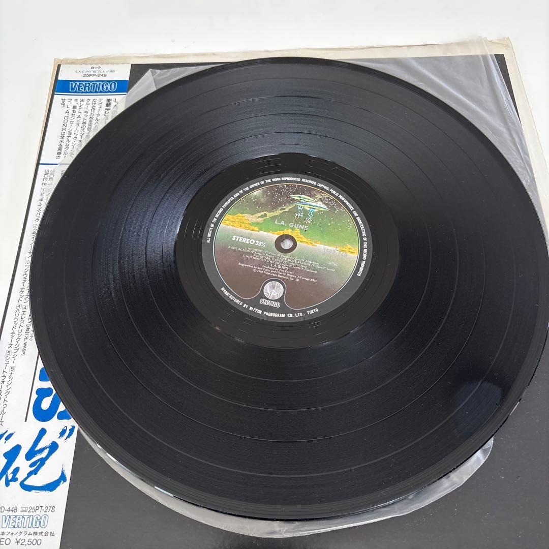 L.A. GUNS LP 帯付き　レコード