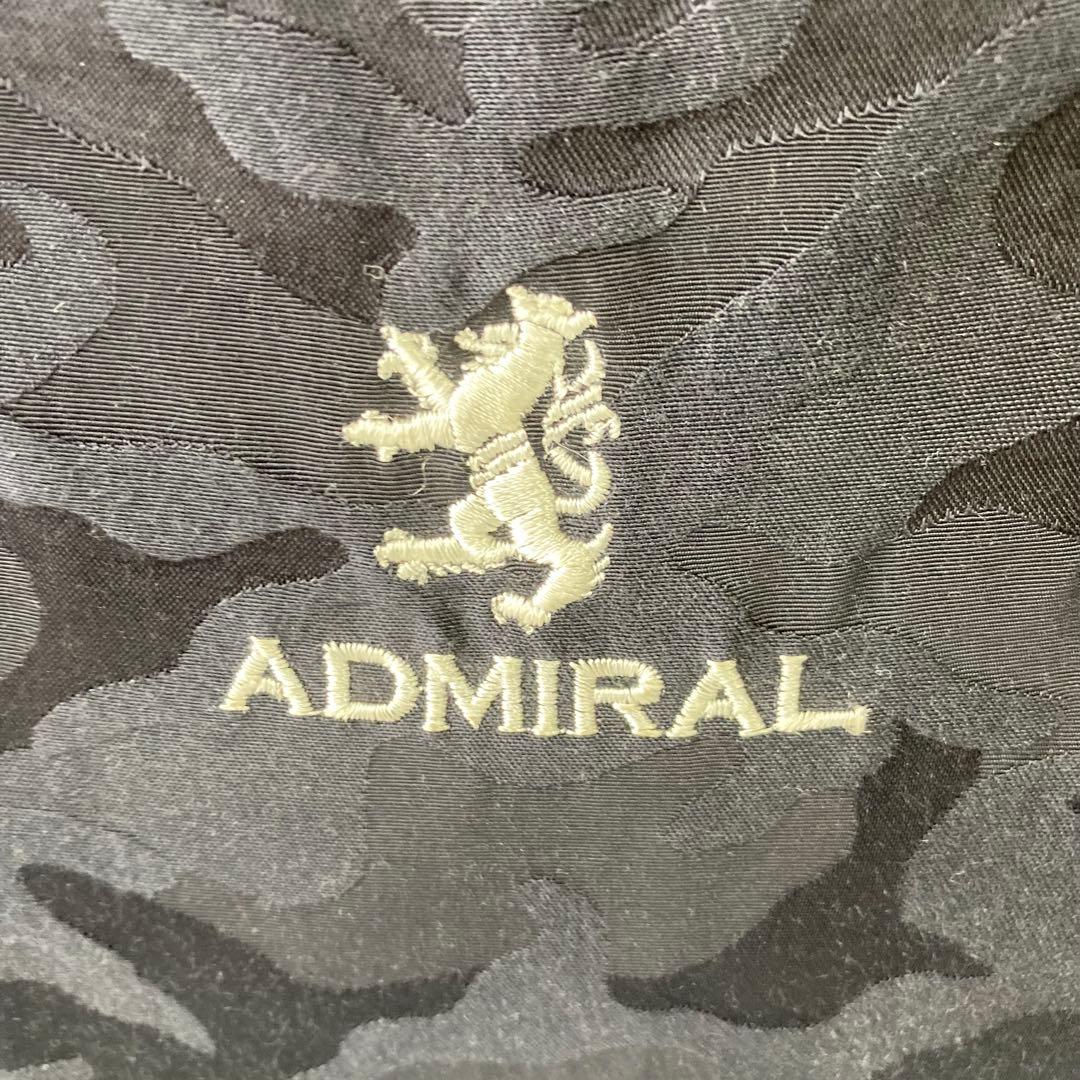 アドミラルゴルフ　ADMIRAL　トートバック　ネイビー　迷彩　刺繡ロゴ　大容量