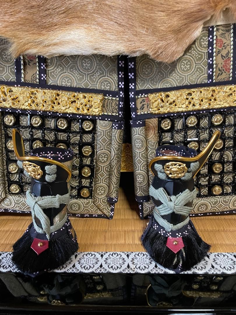 五月人形 武士の鎧 鎧兜　人形端午の節句　男の子初節句　鎧兜フルセット