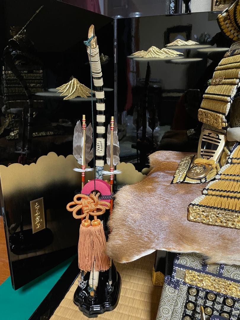 五月人形 武士の鎧 鎧兜　人形端午の節句　男の子初節句　鎧兜フルセット