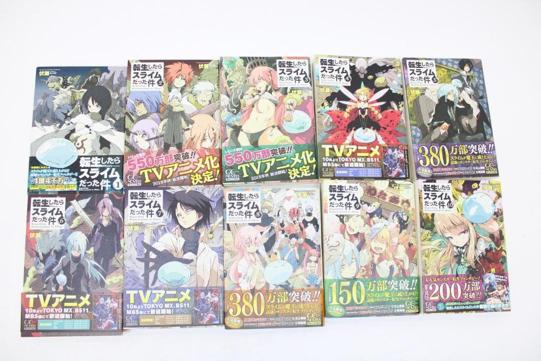 転生したらスライムだった件 1-19巻 小説 03-TO1225-15