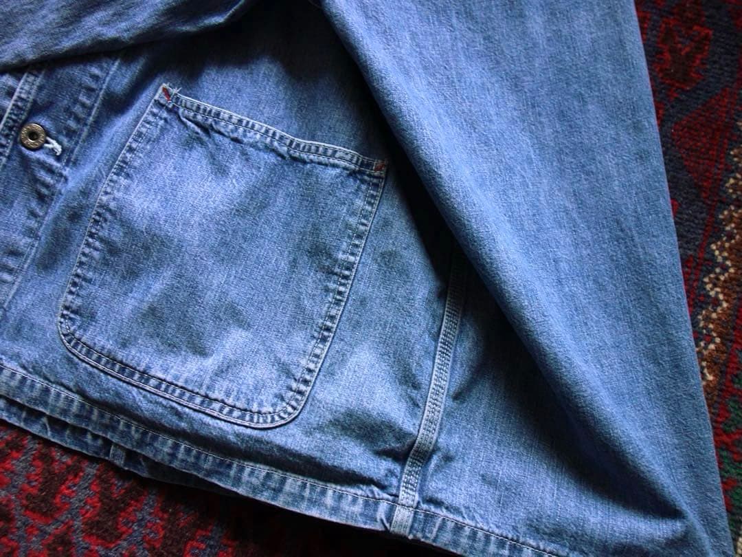 90s OLD GAP デニムカバーオール S ビッグサイズ オールドギャップ
