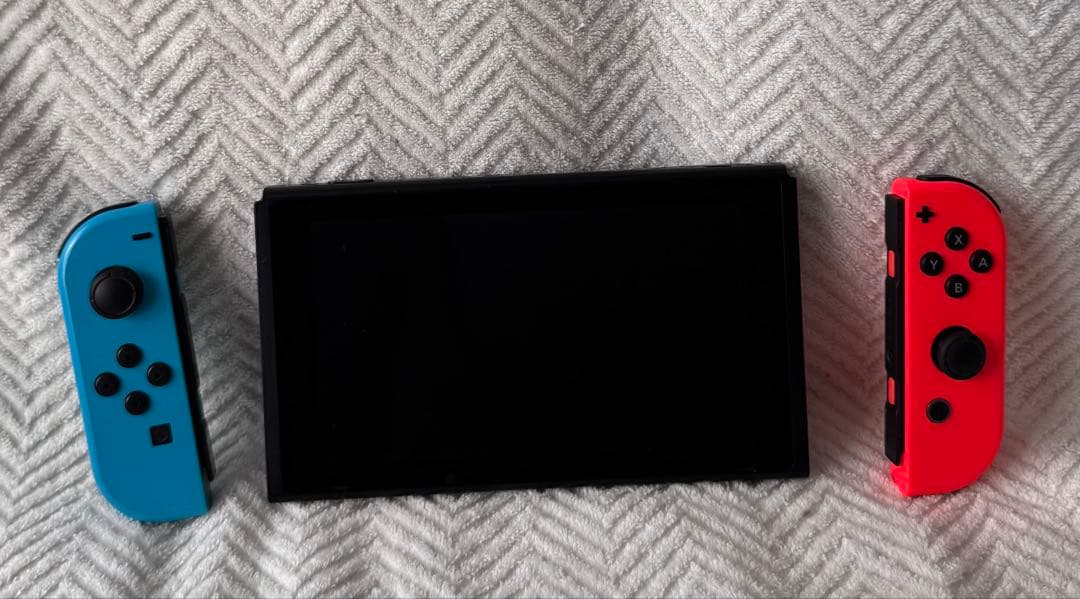【動作確認済み】Switch 本体 青/赤 Joy-Con付き 付属品完備