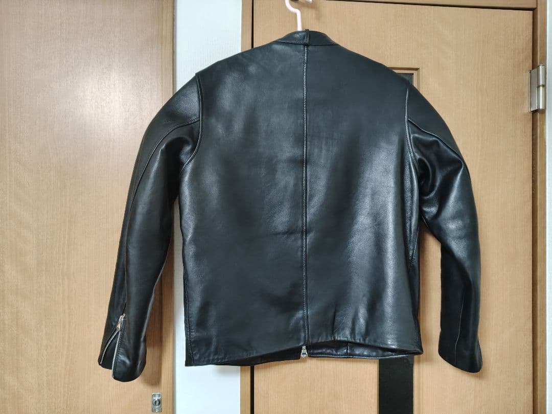 3/20 23時終了 DIESEL 本皮ライダースジャケット 超美品 48サイズ