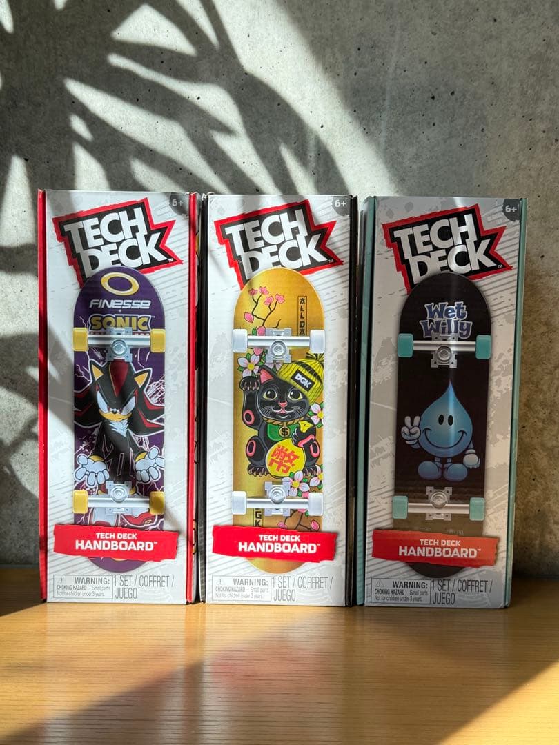 TECH DECK HANDBOARD 3個セット テックデッキ ハンドボード