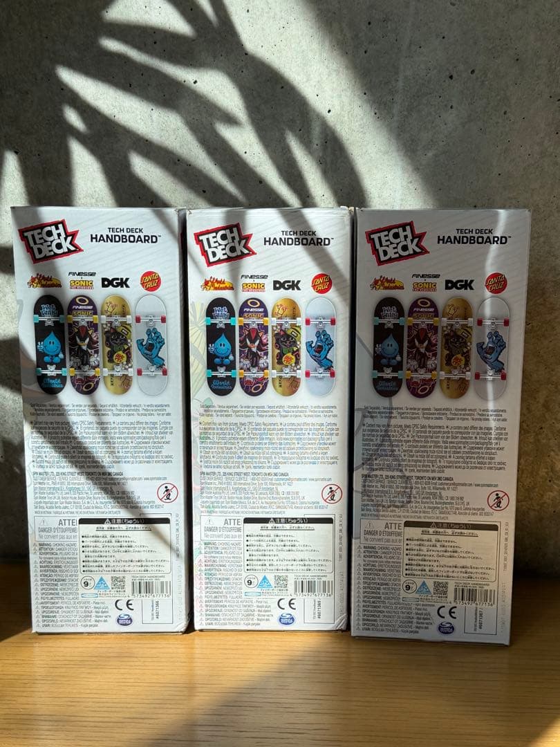 TECH DECK HANDBOARD 3個セット テックデッキ ハンドボード