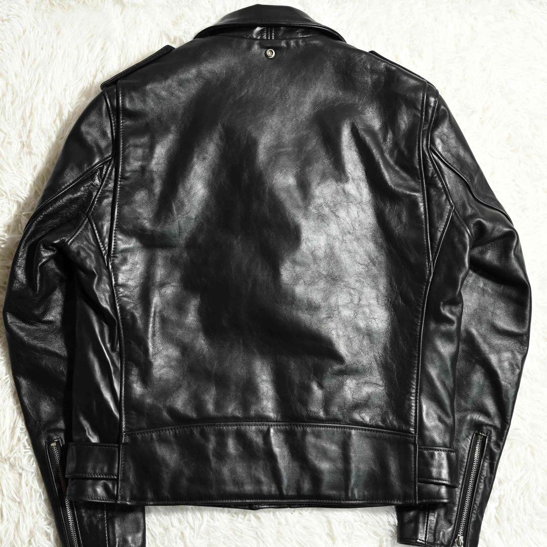 ショット レザージャケット ライダースジャケット 613uht 馬革