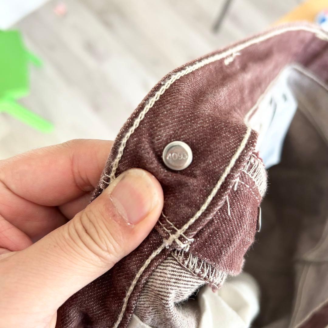 希少カラー　Levi's 501XX ストレートデニム　W36 バーガンディ