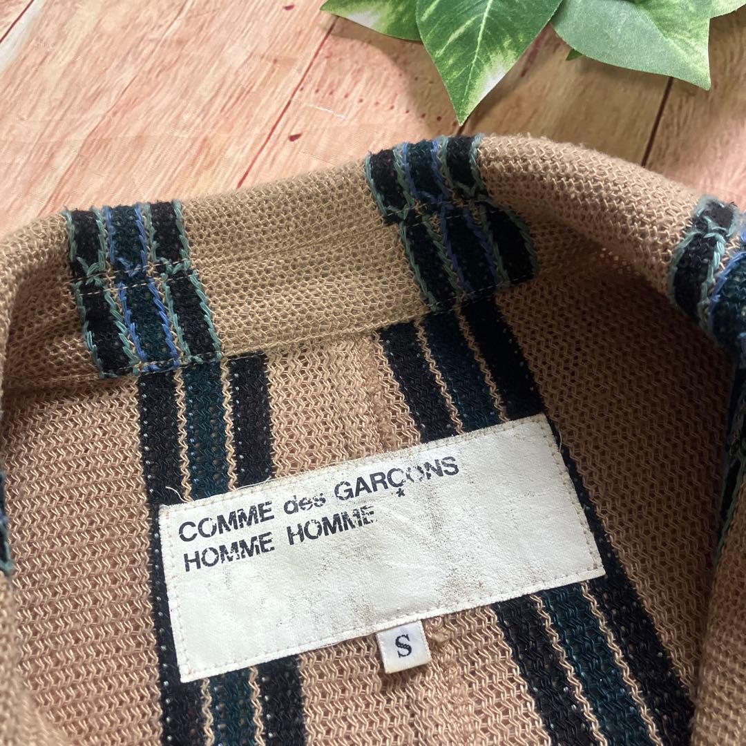 COMME des GARÇONS HOMME／ストライプ ジャケット日本製 S