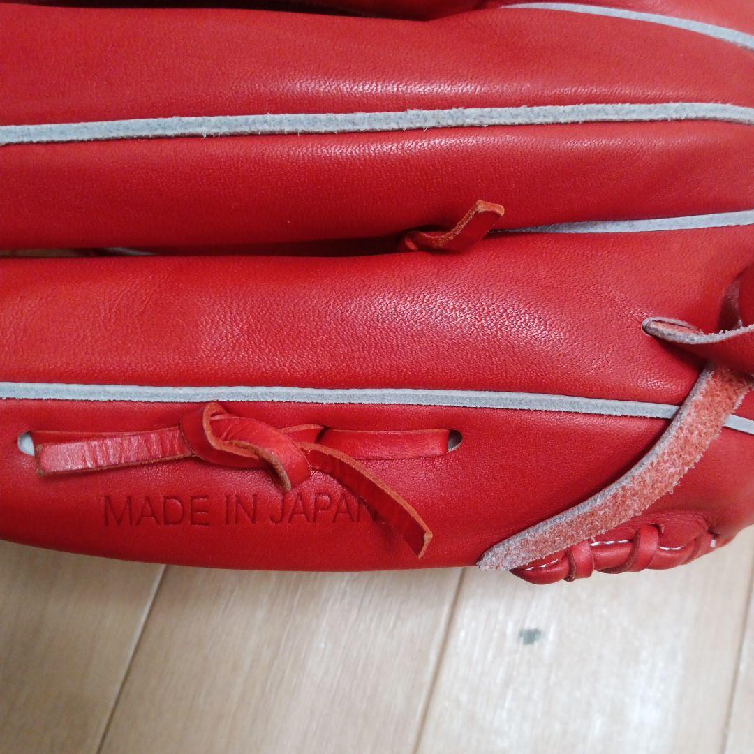 ZETT PROSTATUS 硬式グローブ レッド