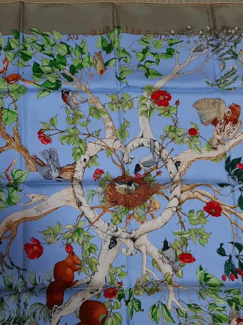 新品未使用シルクスカーフ　 エルメス☆HERMES カレ　90