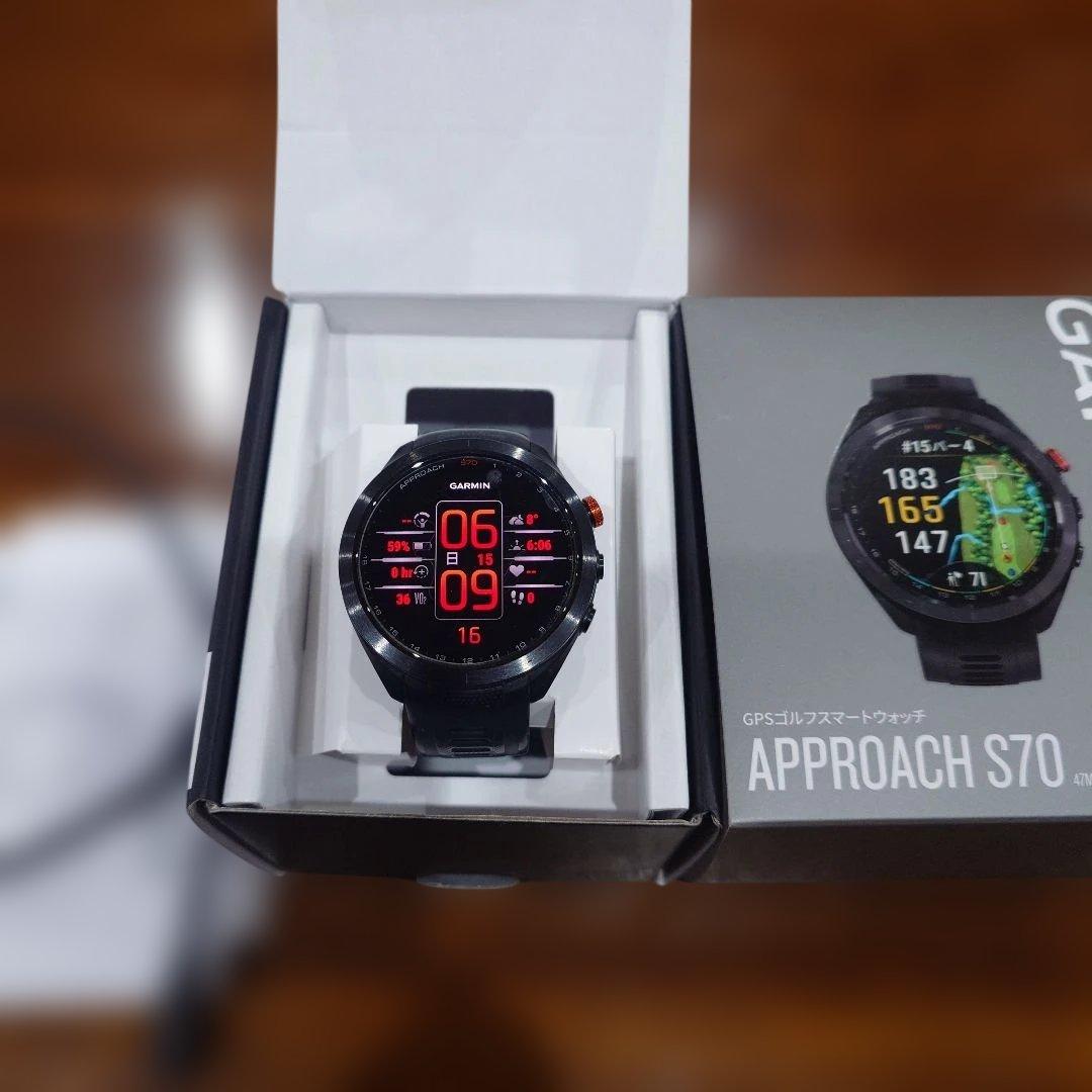 Garmin Approach S70 GPSゴルフウォッチ 47mm