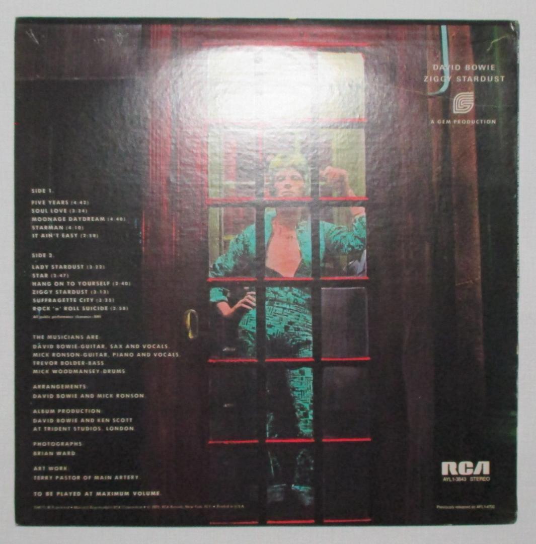 デビッド・ボウイ　ジギー・スターダスト　レコード　David Bowie　輸入盤