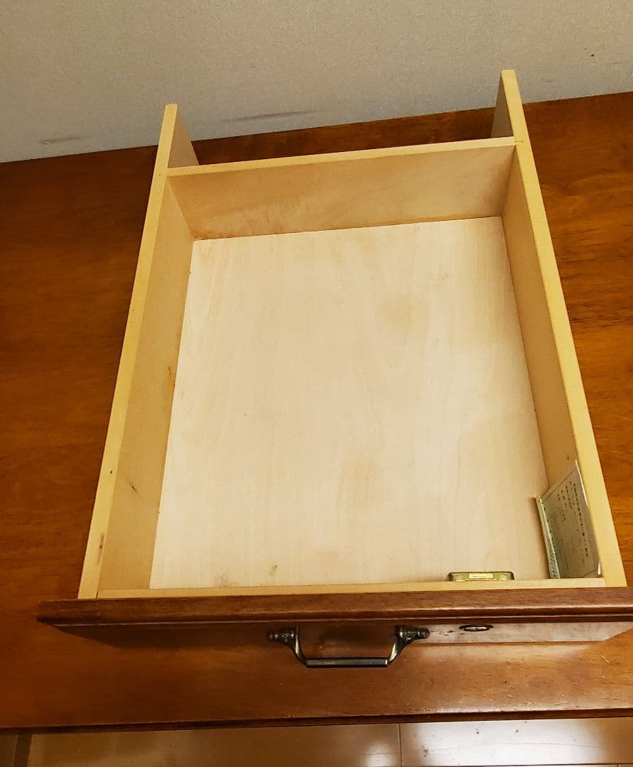 カリモク家具　机　片袖