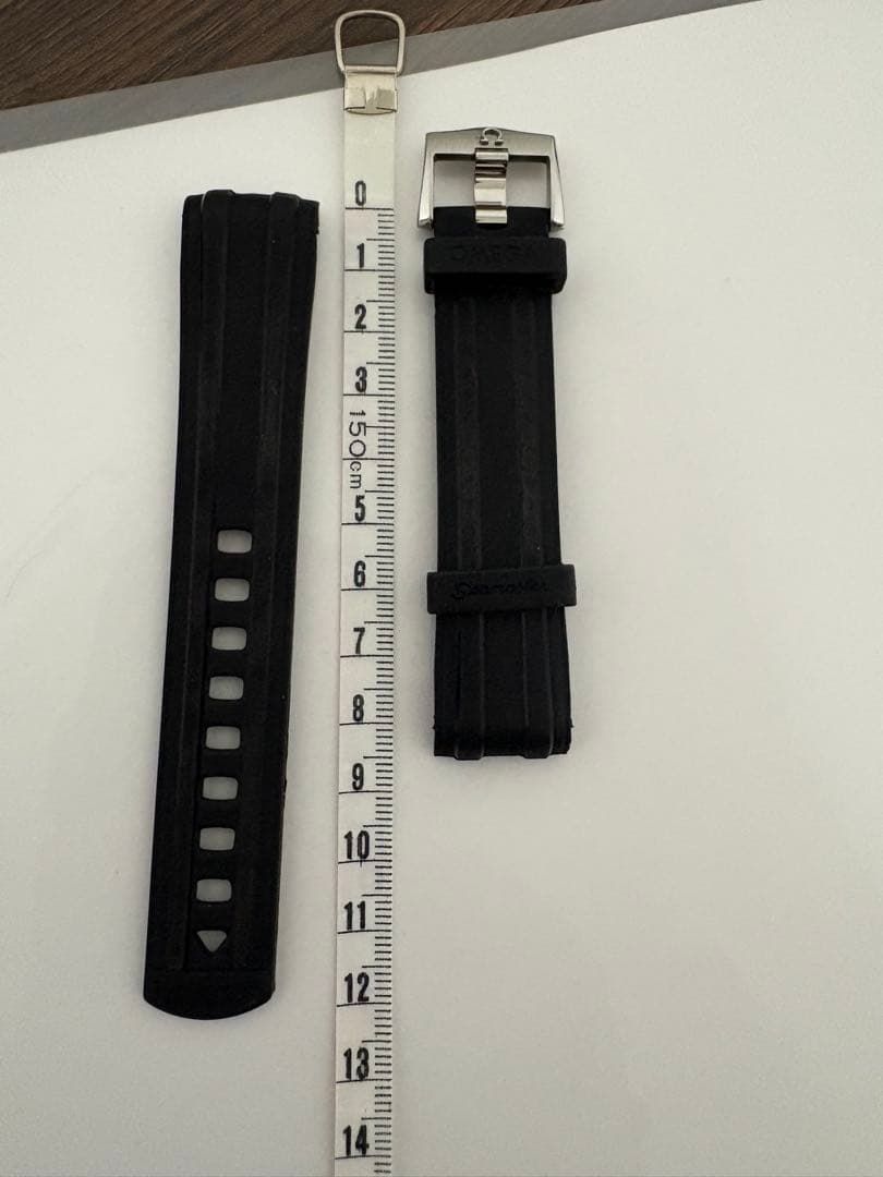 OMEGA ラバーベルト 20mm ステンレスバックル