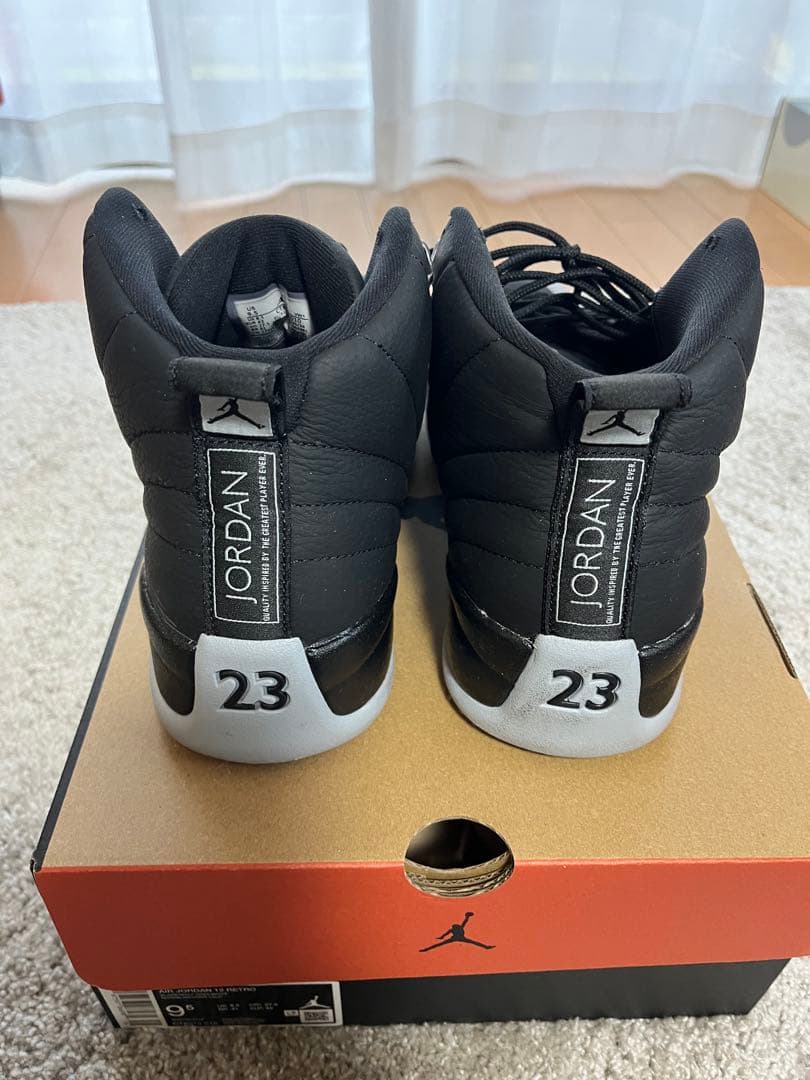 シューズ(男性用) NIKE AIR JORDAN 12 RETRO WOLF GREY27.5cm