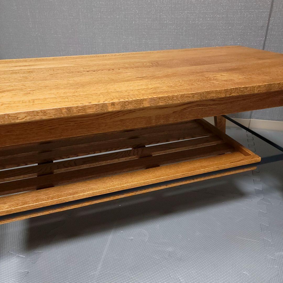 定価44,980円 関家具 オクトバ1200 コーヒーテーブル　天然木