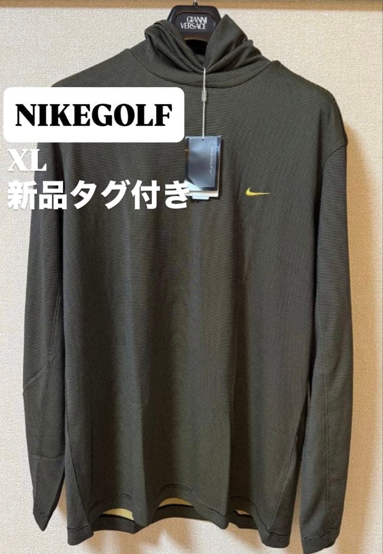【新品タグ付】NIKEGOLFナイキゴルフハイネック長袖シャツ XL