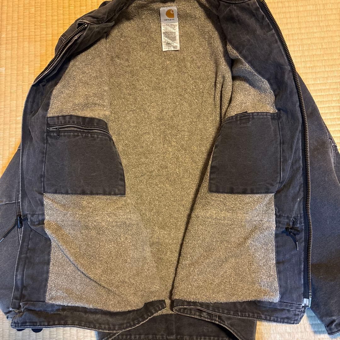 M*a様 カーハートダックジャケットブラックLレギュラー