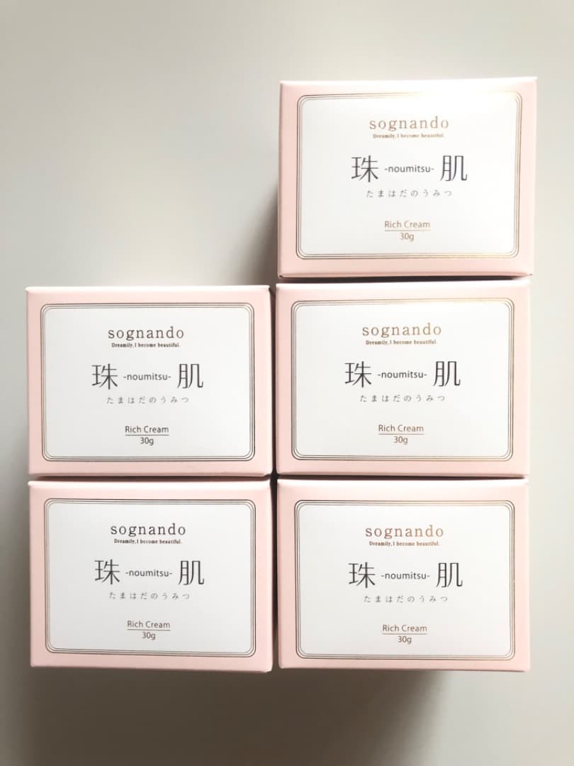 【新品・未開封】ソニャンド　珠肌のうみつクリーム 30g×5個