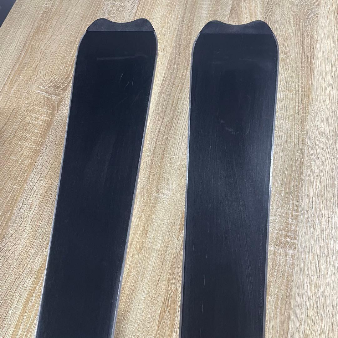 SALOMON162cm ROSSIGNOL26.5cmストック付きスキーセット