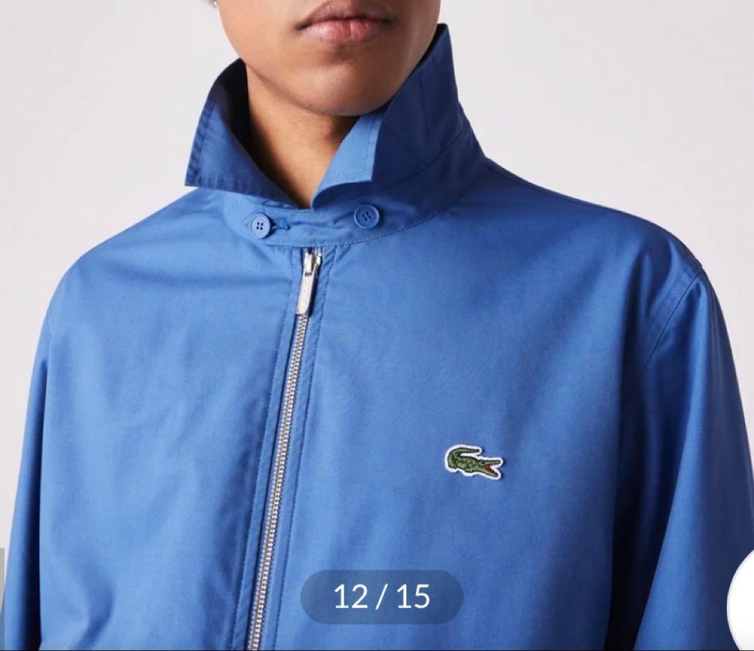 未使用 LACOSTE ラコステ ハリントン ジャケット ブルー
