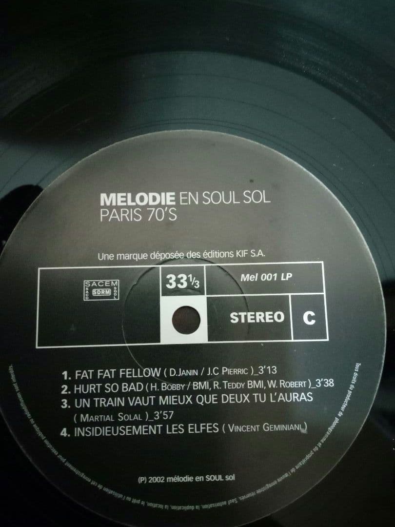 MELODIE EN SOUL SOL　レアグルーヴ　JAZZ FUNK コンピ