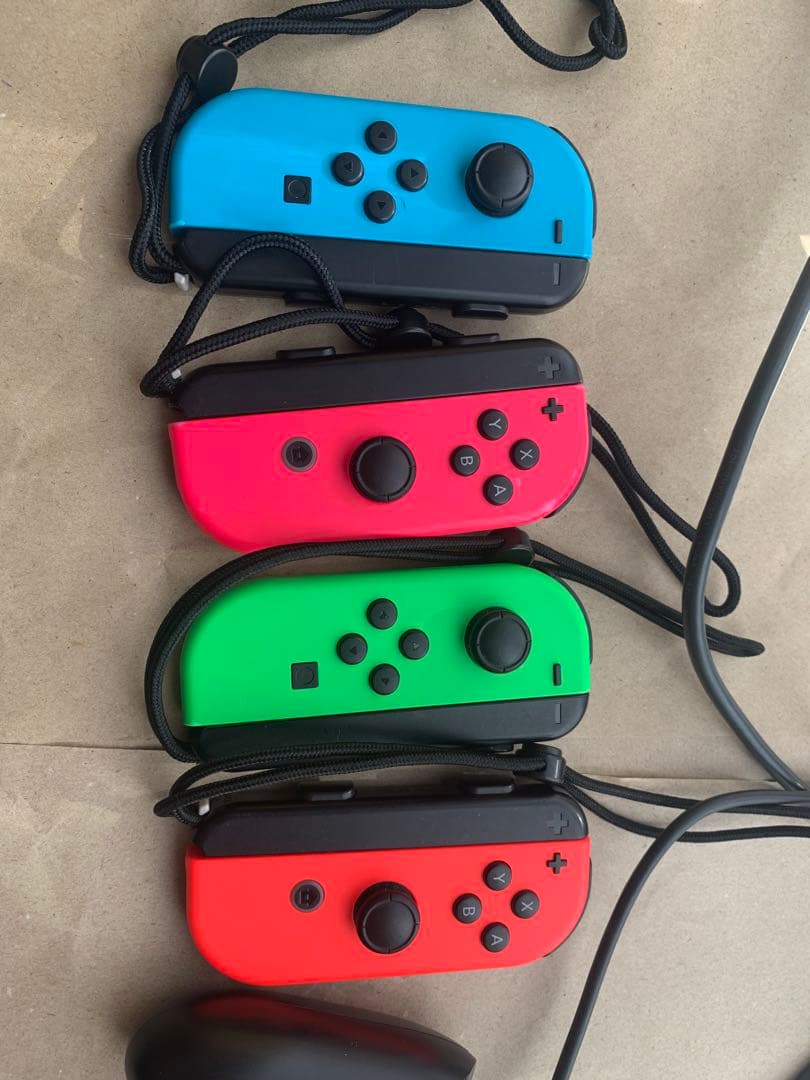 【箱付き】Nintendo Switch一式+コントローラー6個(不良あり)