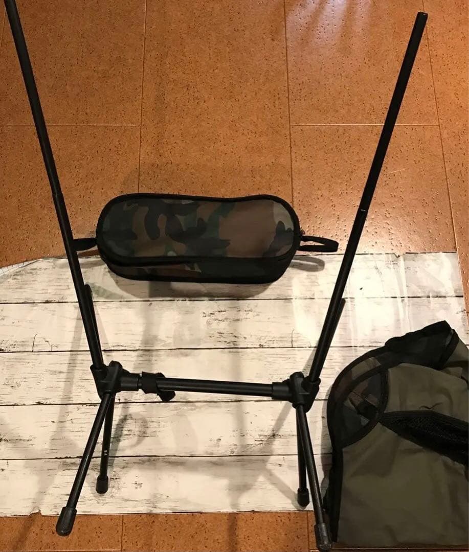 アウトドアチェア⭐️カモフラ⭐️迷彩⭐️ヘリノックスタイプ⭐️美品⭐️