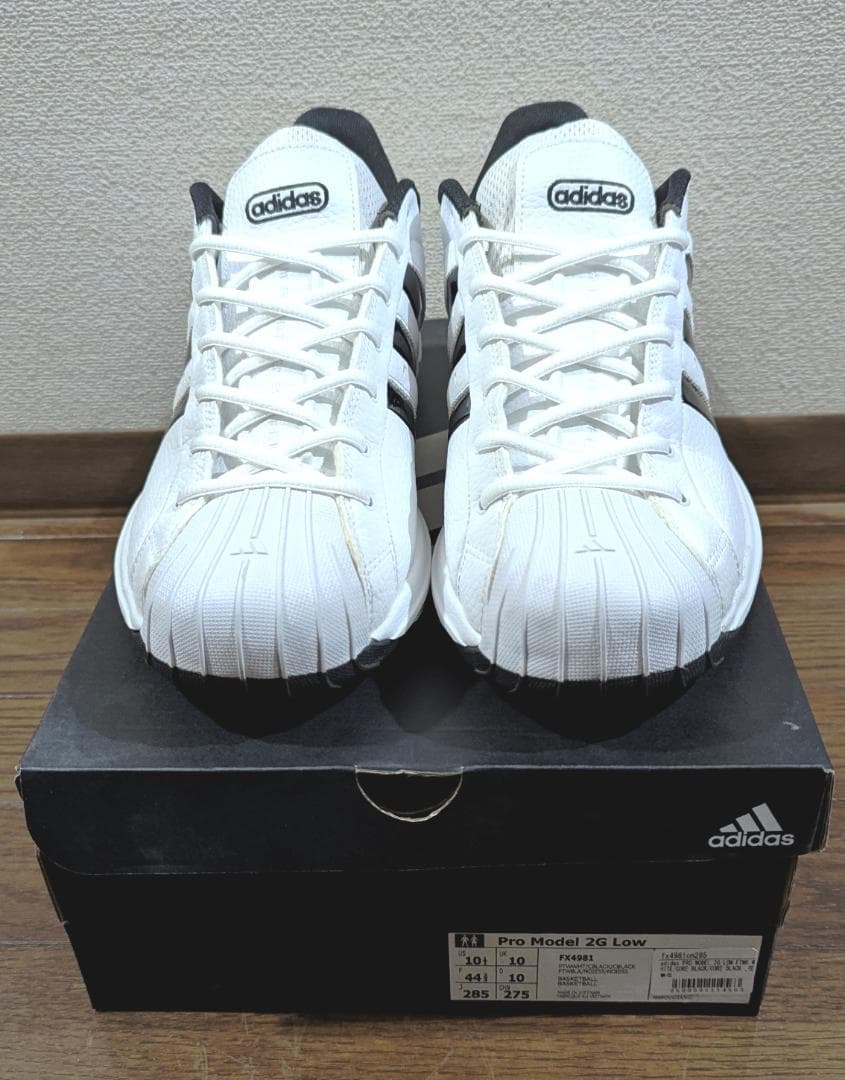 adidas Pro Model 2G Low ホワイト/ブラック