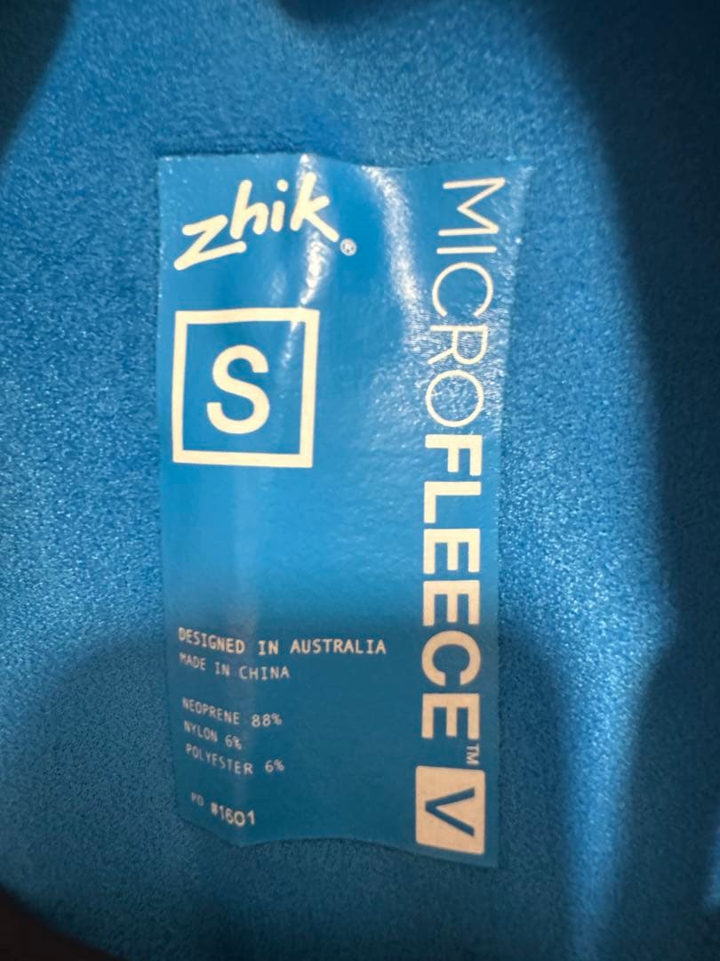 【値下げ中】zhik マイクロフリースV メンズSサイズ　ロングジョン