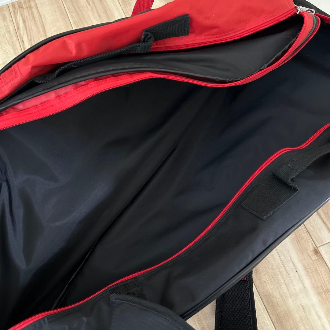 【美品】YONEX バドミントンバッグ 黒/赤