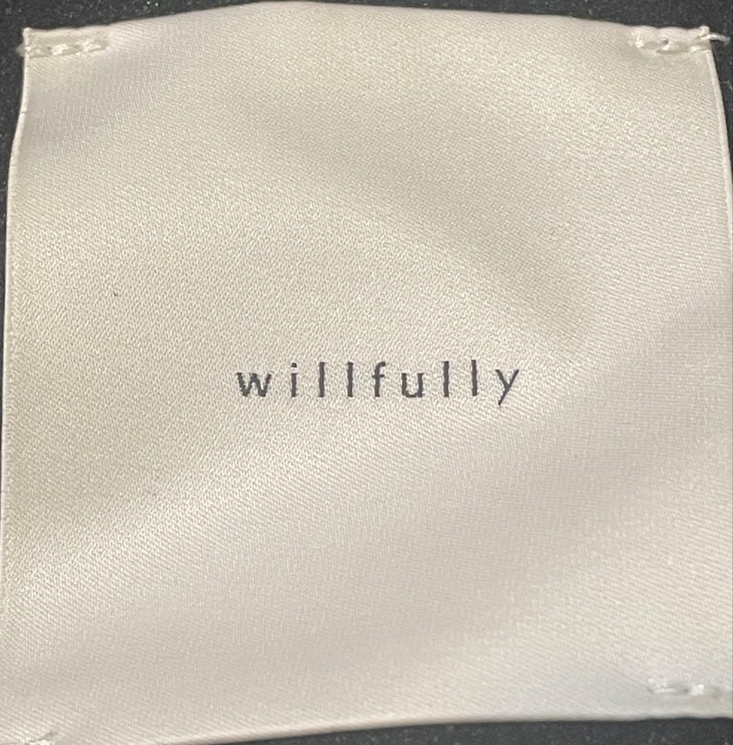 【美品】willfullyポンチョコート　ブラック