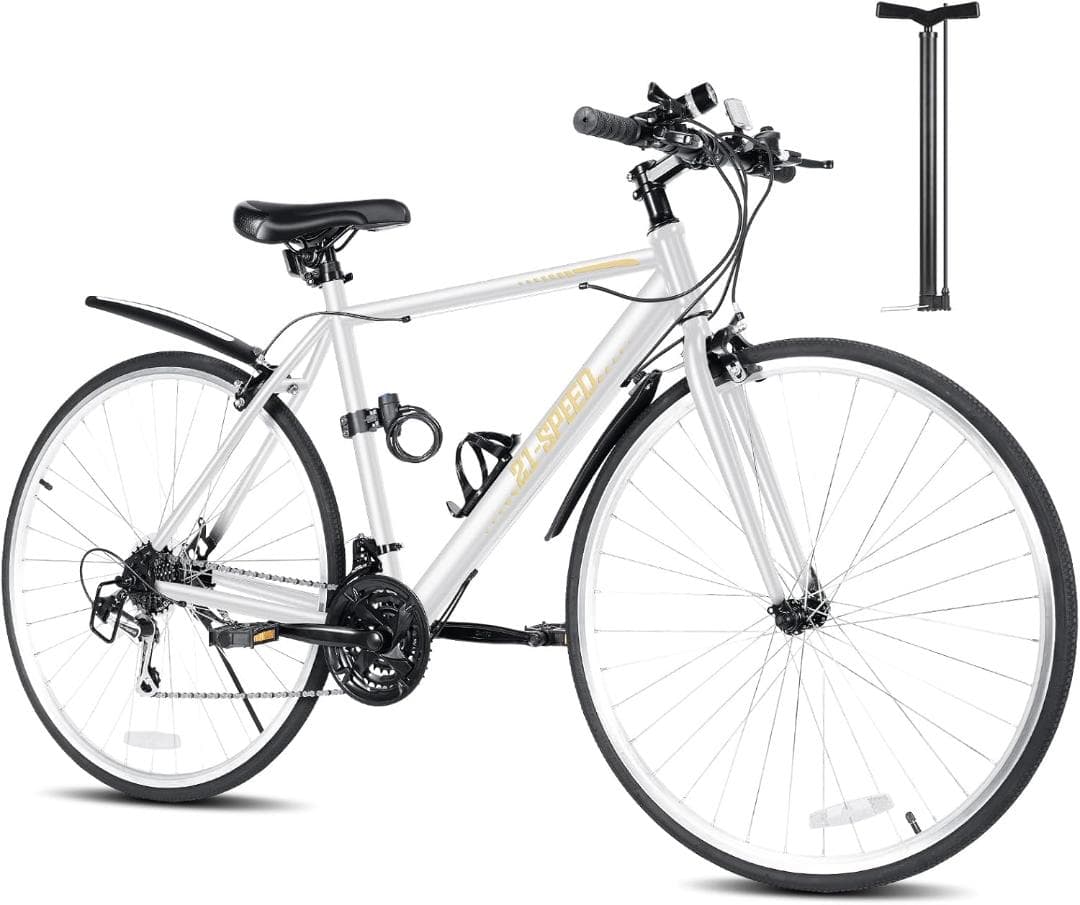 Mixiu クロスバイク シマノ製21段変速 自転車 700C 27インチ相当
