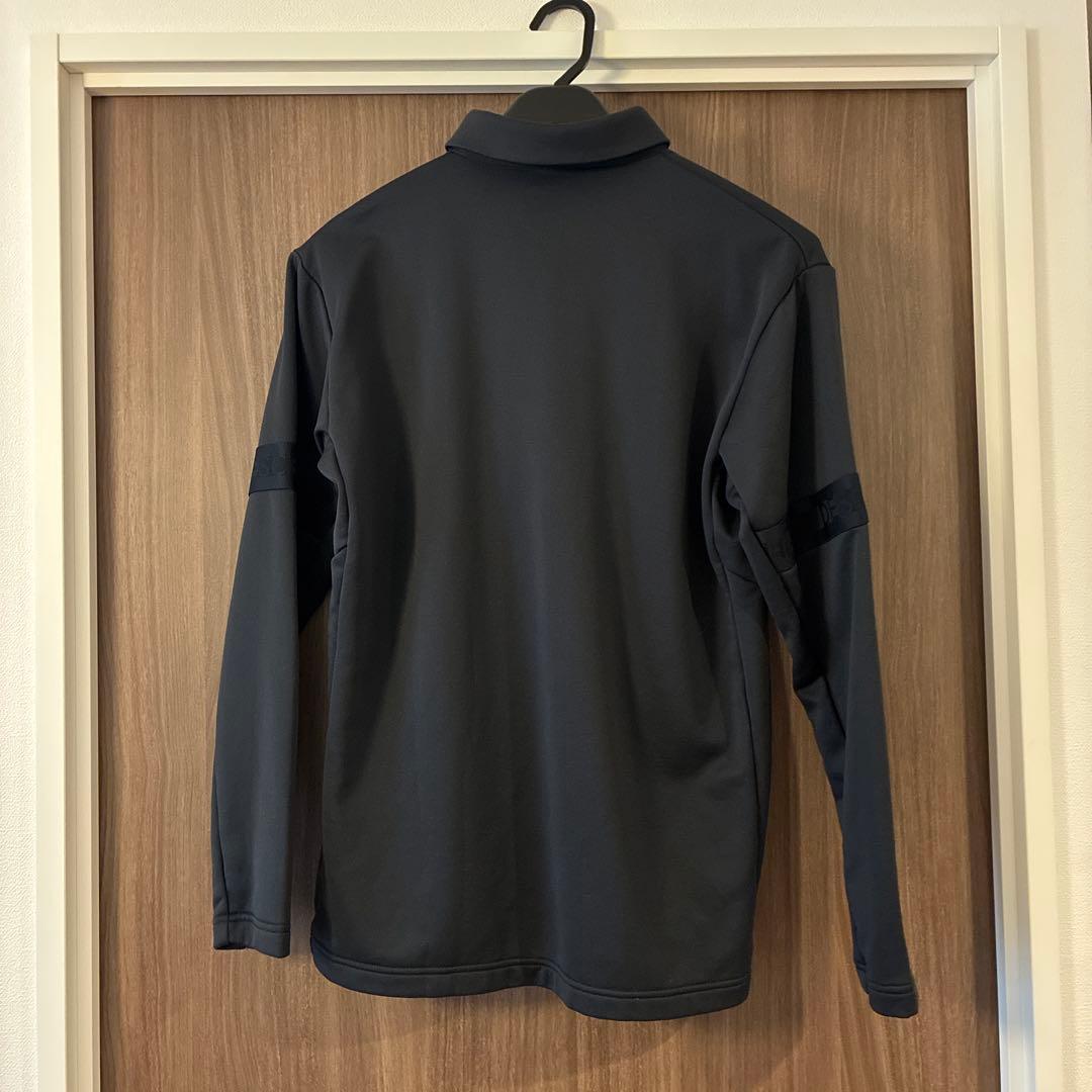 【美品】DESCENTE GOLF HEAT NAVI裏起毛長袖シャツ M