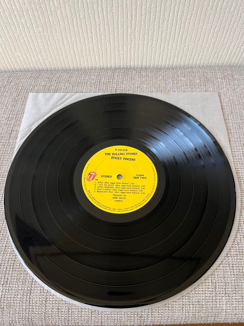 【日本盤】ローリング・ストーンズ / STICKY FINGERS LP