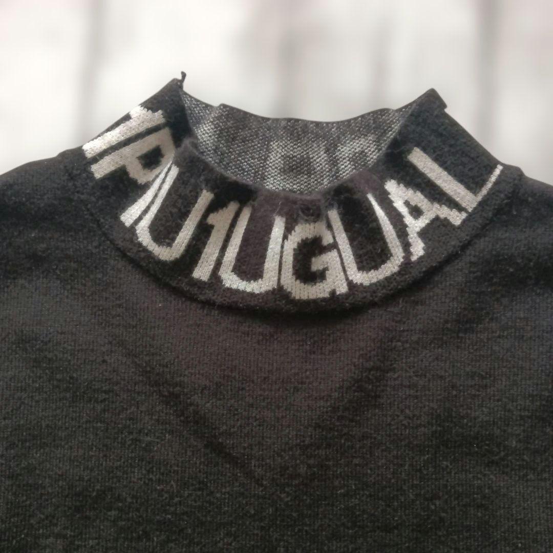 1PIU1UGUALE3Relax ブラック ハイネック L 美品