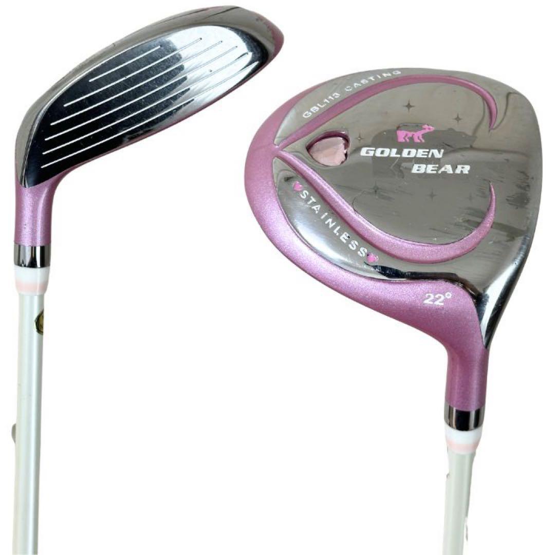 GOLDEN BEAR レディース ゴルフクラブ キャディバッグ フレックスL