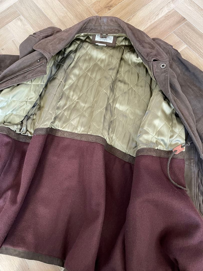 OLD 90's BANANA REPUBLIC ヌバックレザーカバーオール