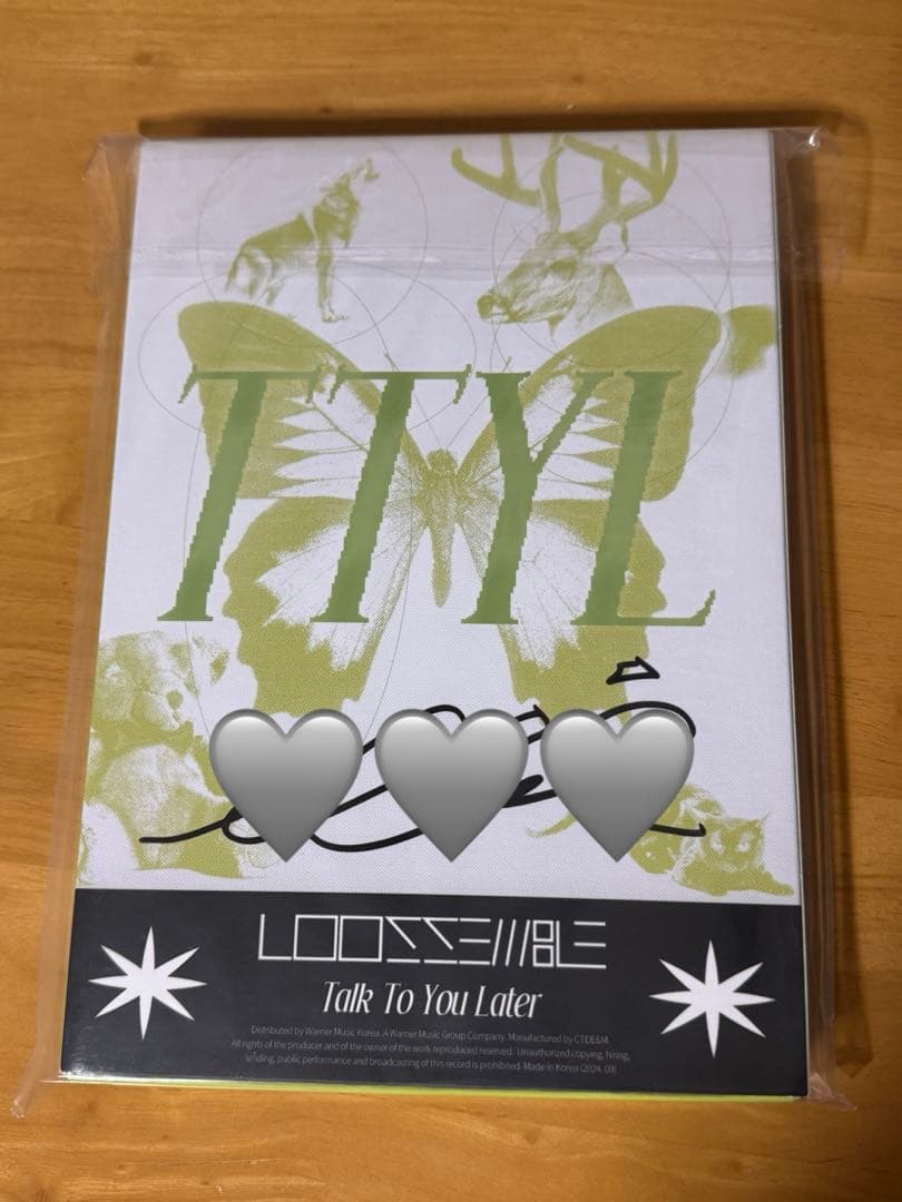 Loossemble TTYL Love ver ヘジュ サイン入り アルバム