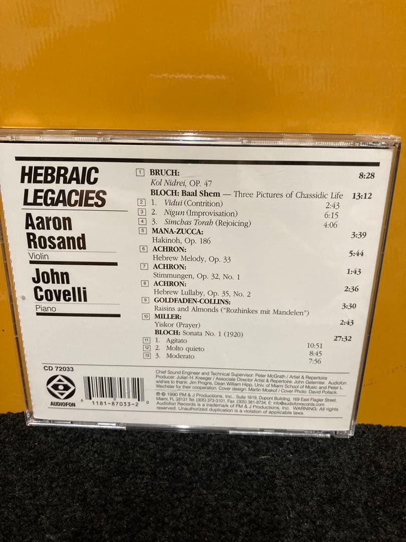 HEBRAIC LEGACIES アーロン・ローザンド